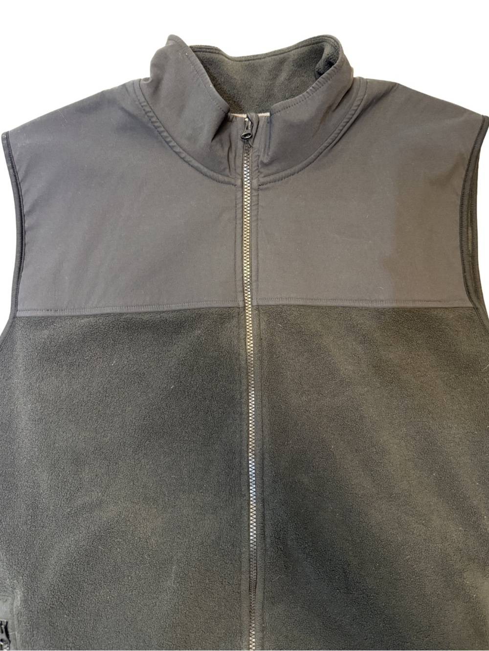 WindRiver Black Full Zip Fleece Softshell Vest 3XL Men’s Outdoor Hiking Casual - Picture 5 of 6